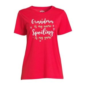 NWT - Grandma Is My Name Spoiling Is My Game T-Shirt.